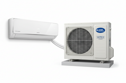 Super General SGS256GE 2.0 Ton Rotary Split Air Conditioner – Powerful T3 Cooling for Ultimate Comfort