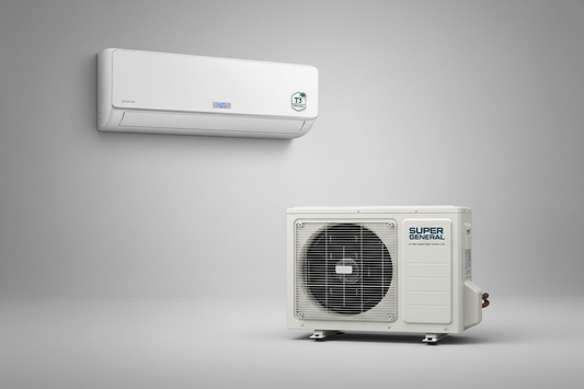 Super General SGS370CE 3.0 Ton Piston Split Air Conditioner – Heavy-Duty T3 Cooling for Extreme Conditions