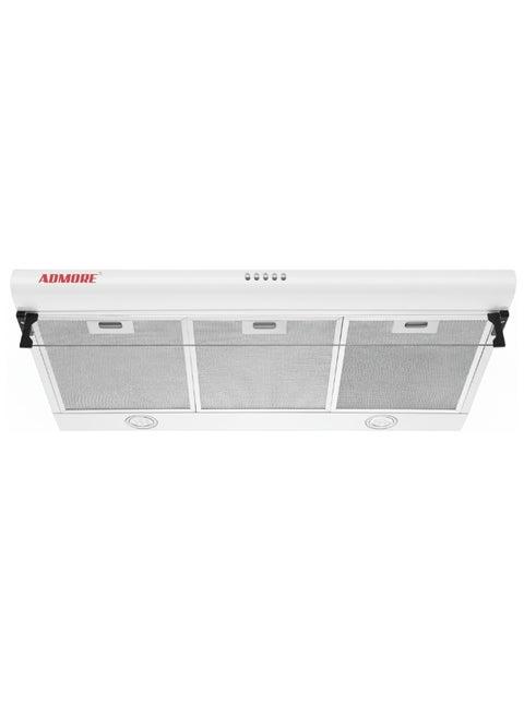 ADMORE A-KH90S 90CM Stainless Steel Kitchen Hood – Twin Motor, LED Light, Convertible Duct & Ductless, Silver